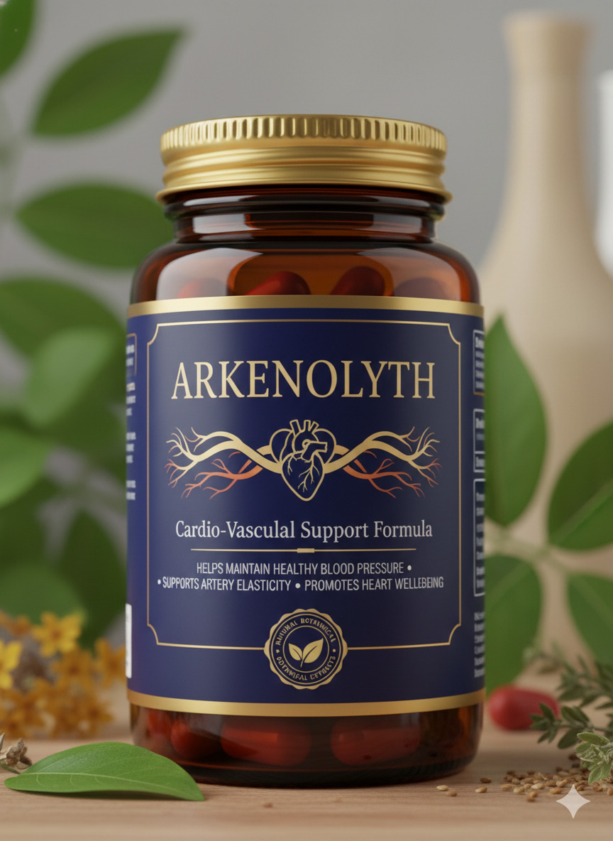 Arkenolyth dietary supplement bottle for general wellness